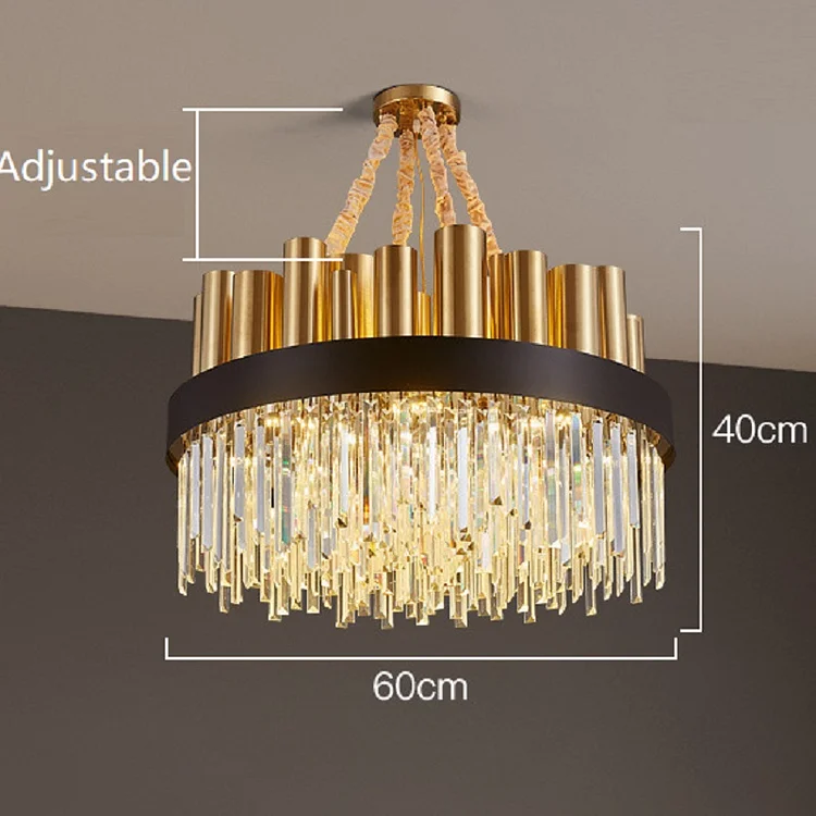 Luxury Crystal Chandelier Modern Lighting Fixture Vjlight