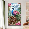 Diamond Painting - Full Round Drill - Peacock(Canvas|40*70cm)