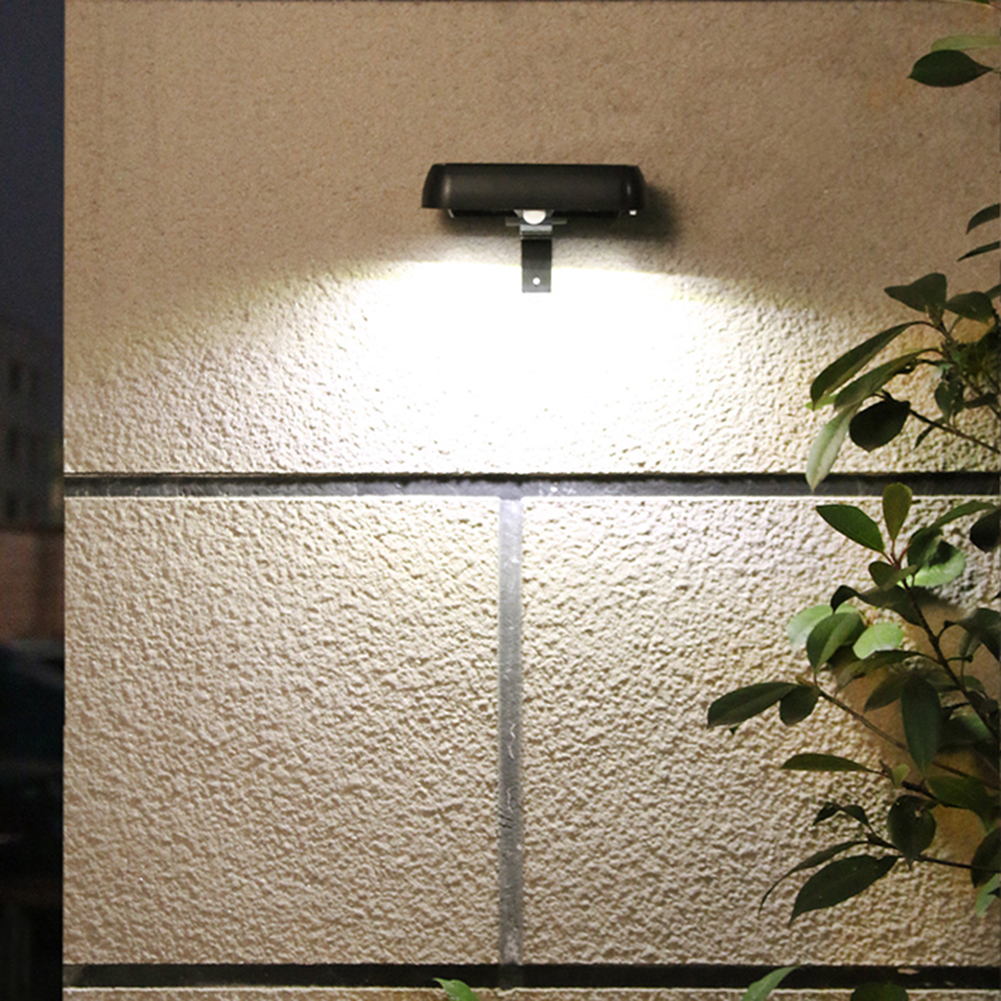 

Solar Motion Sensor Wall Light Waterproof 12 LED Garden Park Street Lamp, Black, 501 Original