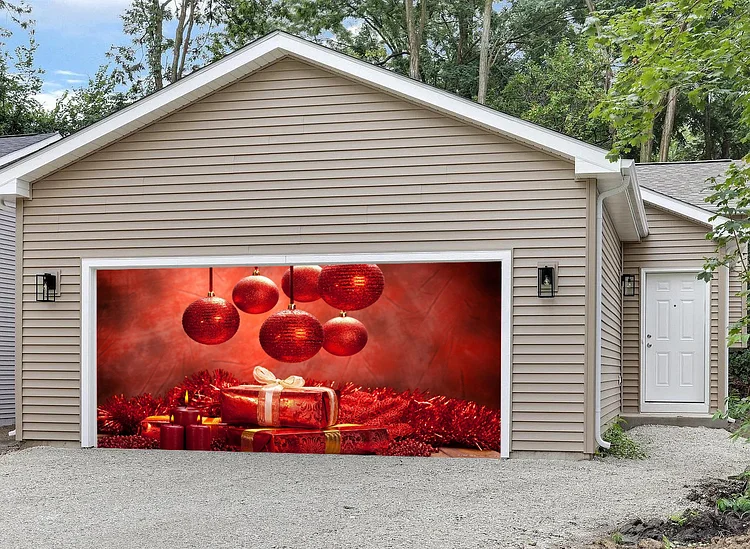 Ornaments Garage Door Mural