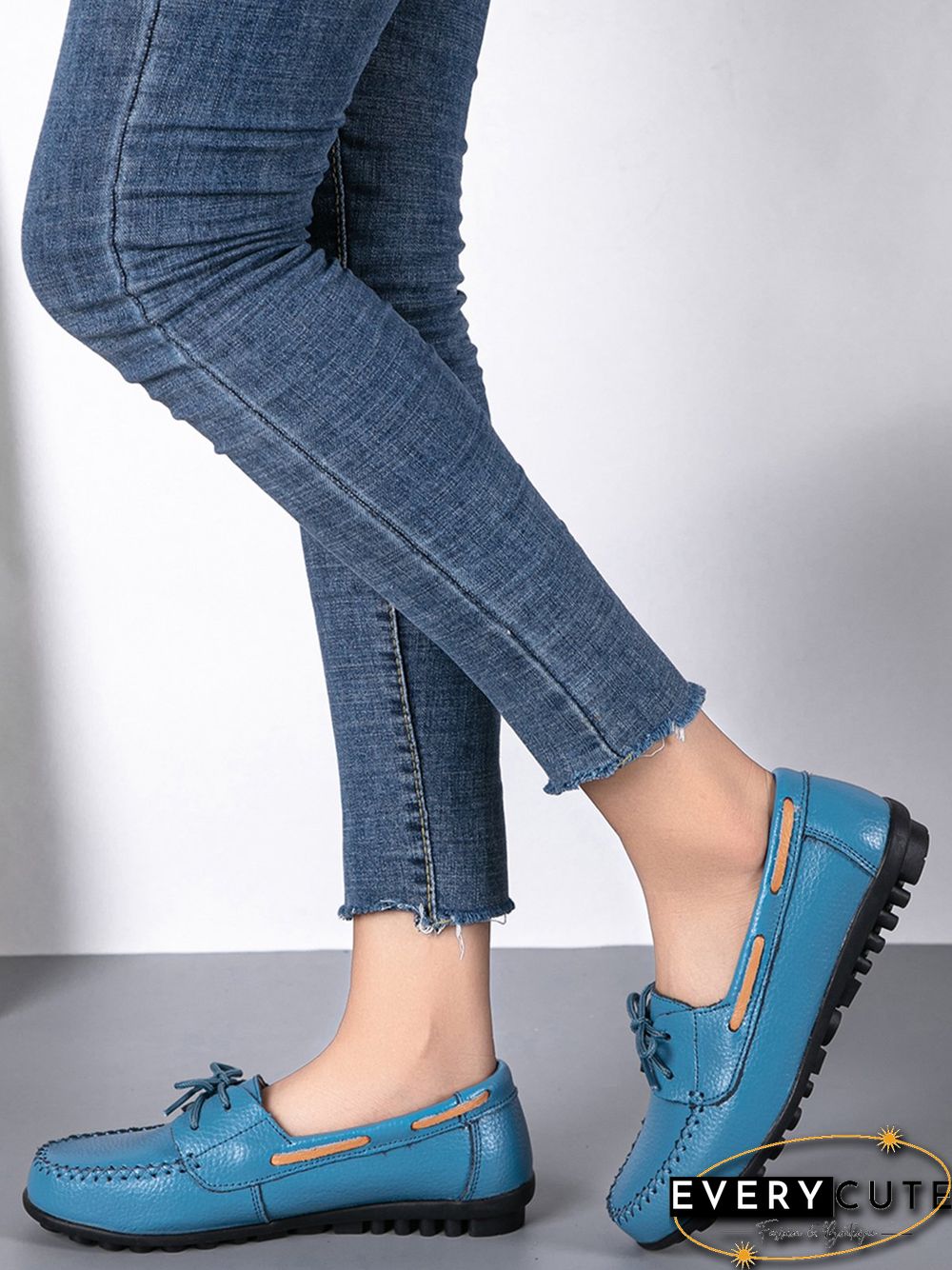 Retro Casual Simple Lace-up Flat Shoes