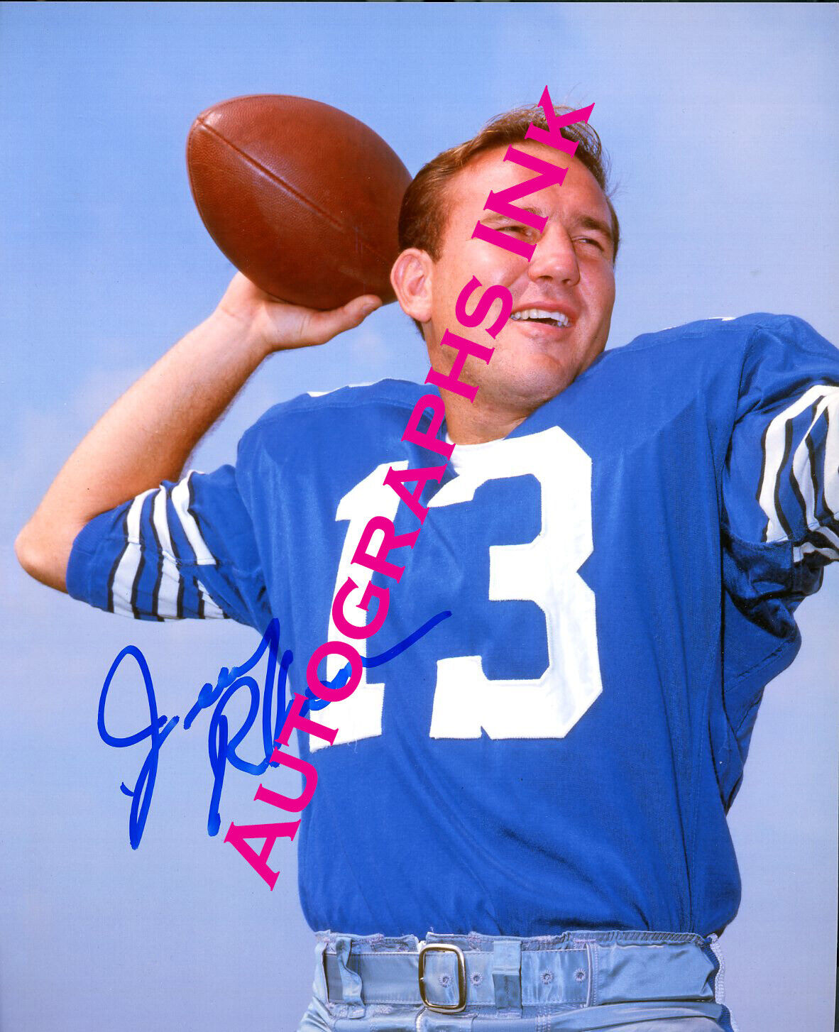 Jerry Rhome autographed 8x10 Dallas Cowboys CFHOF In Person #4