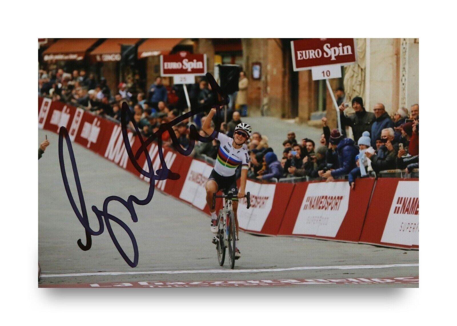 Lizzie Deignan (Armitstead) Signed 6x4 Photo Poster painting Road Race Cyclist Autograph + COA