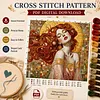 (PDF Pattern) Girl 14CT PDF Cross Stitch Pattern Instant Digital Download Counted Printable 19.69x19.69inch