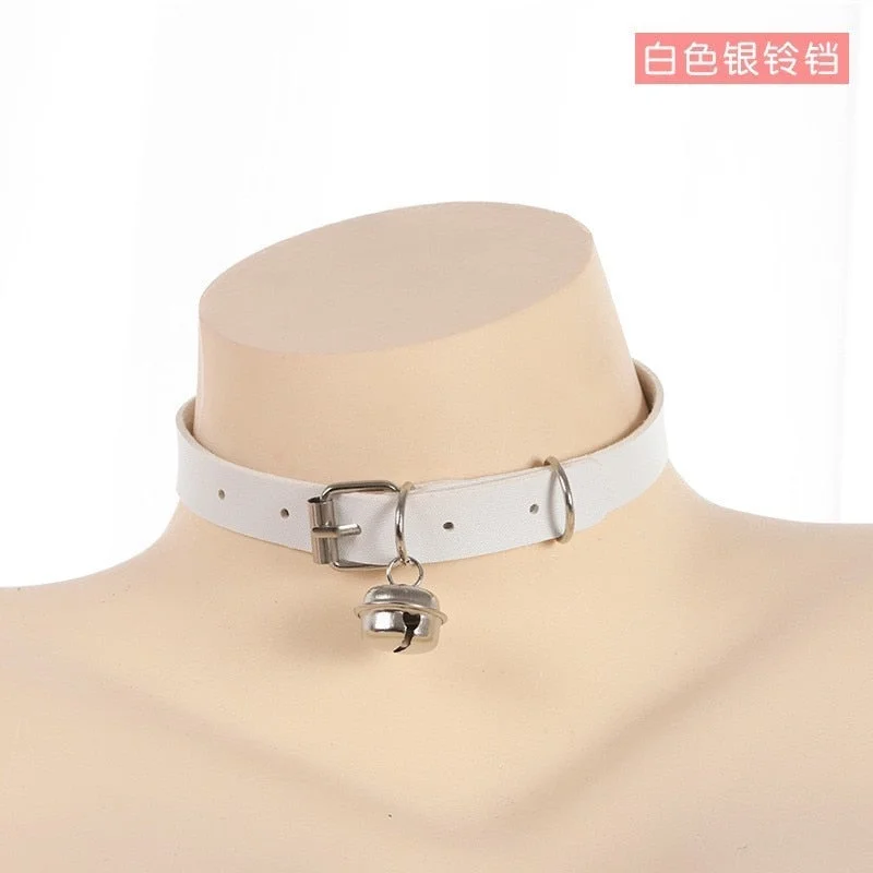 Sex Erotic Toys Accessories For Women Adult BDSM Bondage Games Cute Kawayi Collar With Bell Slave Cosplay Fetsih Necklace lolita