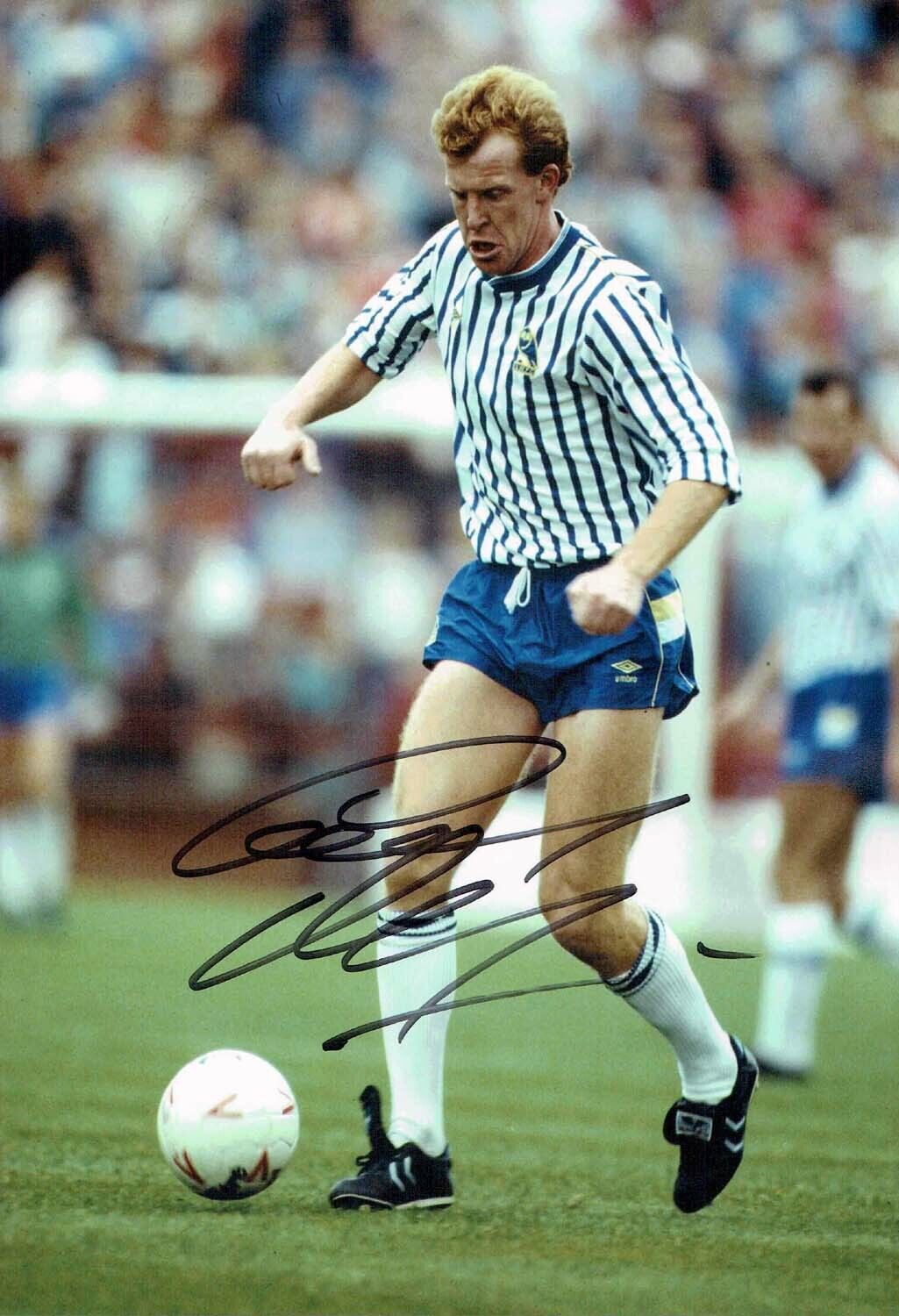 Gary MEGSON Signed Autograph Sheffield Wednesday Football Photo Poster painting 2 AFTAL RD COA