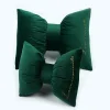 Green Velvet Plush Car Cushion Ice Silk Seat Cover Cushion
