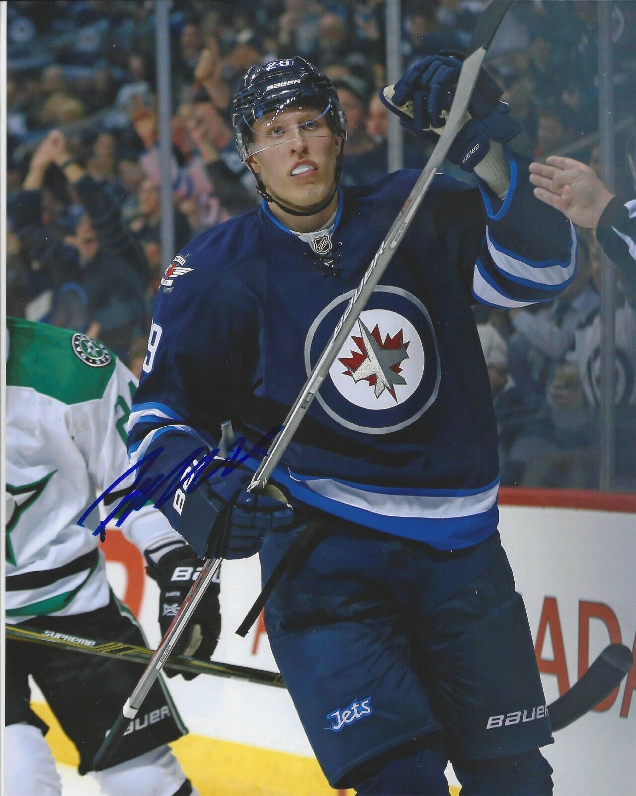 Patrick Laine Autographed 8x10 Winnipeg JetsA470