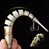 3Pcs Sinking Wobblers Fishing Lures Multi-Section Hard Bait for Pike Bass Trout