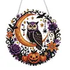 Autumn Halloween DIY Diamond Painting Acrylic Special Shape Pendant Hanging Kit