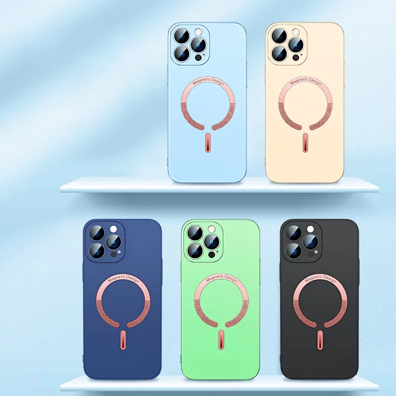 Suitable For iPhone13/14 Wireless Magnetic Attraction Mobile Phone Case