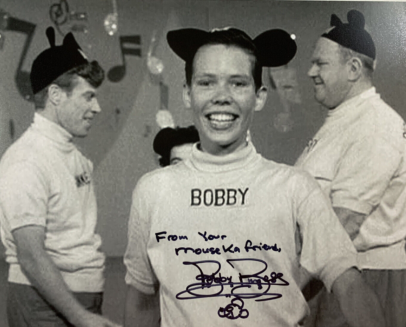 BOBBY BURGESS HAND SIGNED 8x10 Photo Poster painting DISNEY MOUSKETEER AUTOGRAPH AUTHENTIC RARE