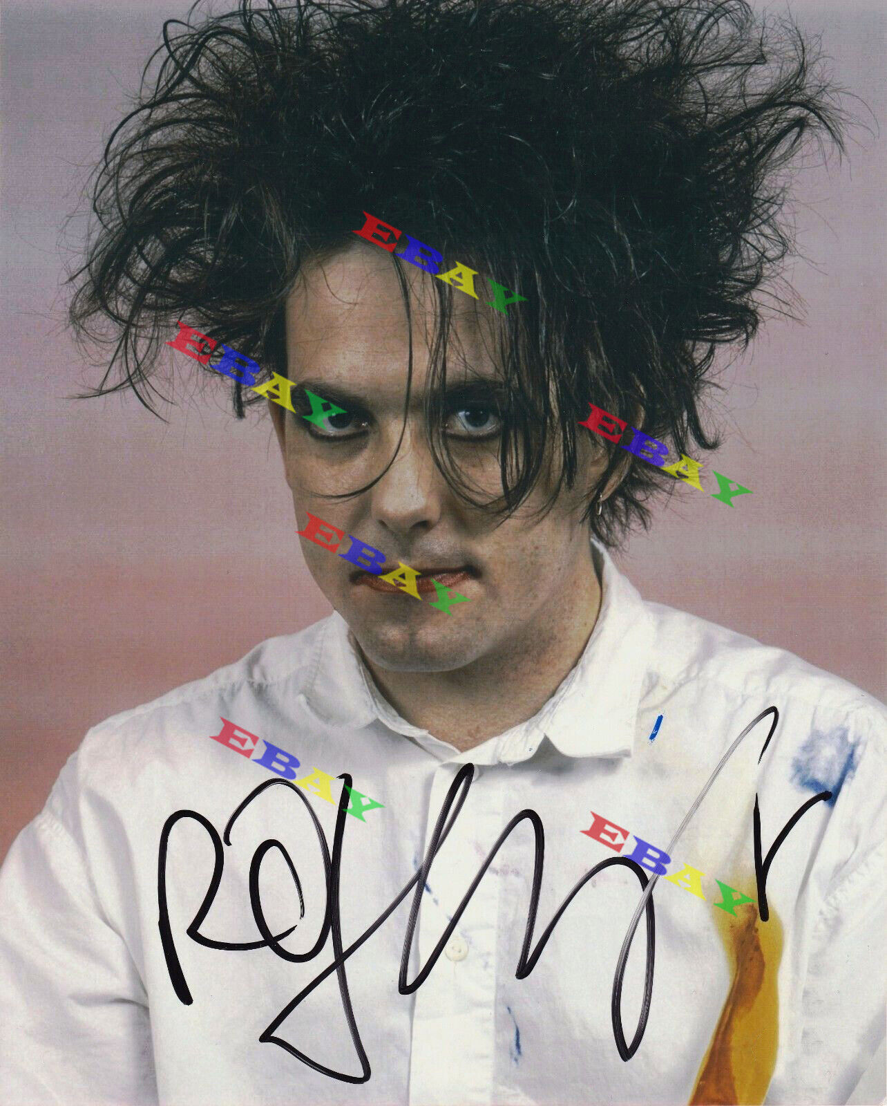 The Cure Robert Smith 8x10 Autographed Signed Photo Poster painting Reprint