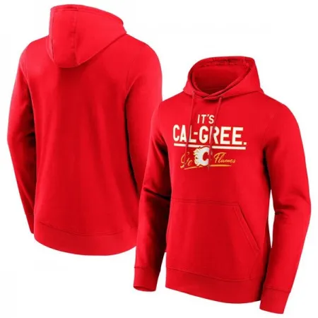 Men's Calgary Flames Red Hometown Graphic Hoodie A671