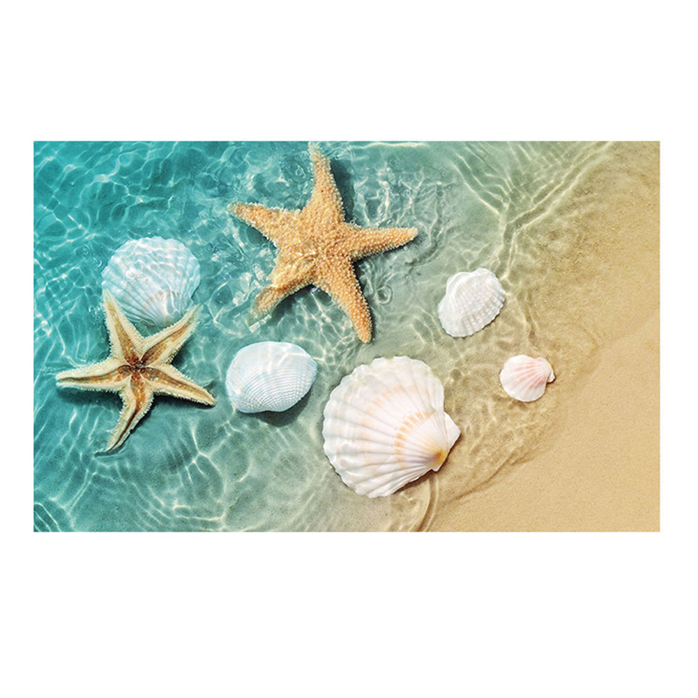 

3D Sea Star Shell Aquarium Background Sticker Fish Tank Poster (40x60cm, 501 Original