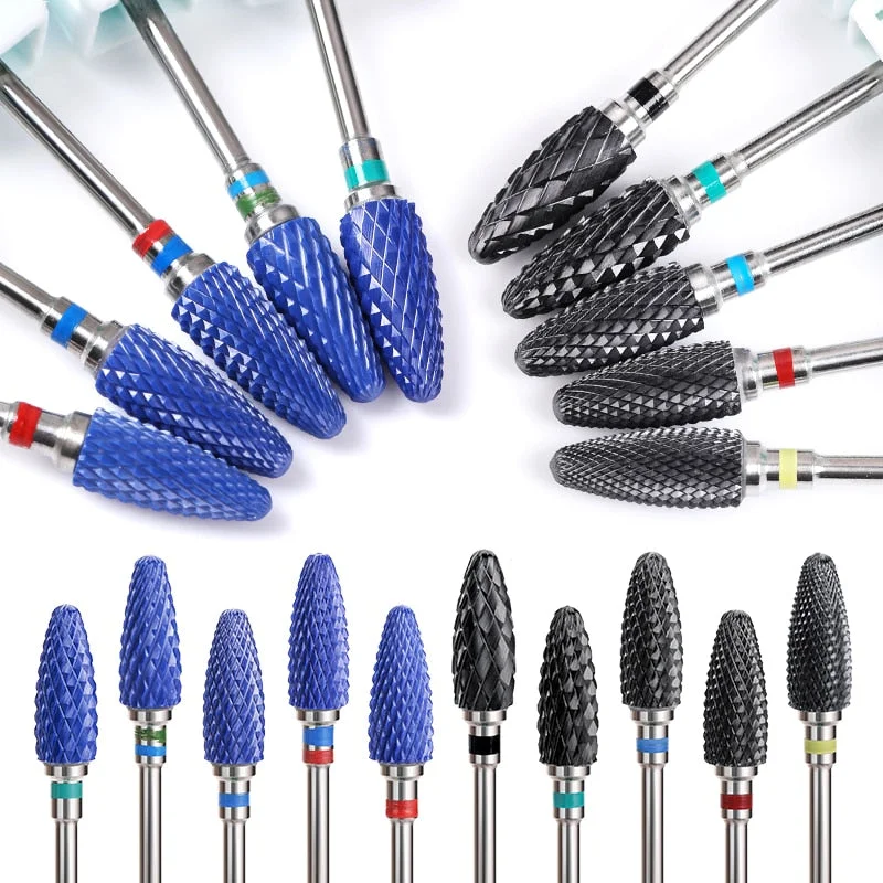 1Pcs Carbide Tungsten Nail Drill Bit Manicure Drill For Milling Cutter Electric Machine Nail Files Buffer Nail Art Equipment-Nail Inspo