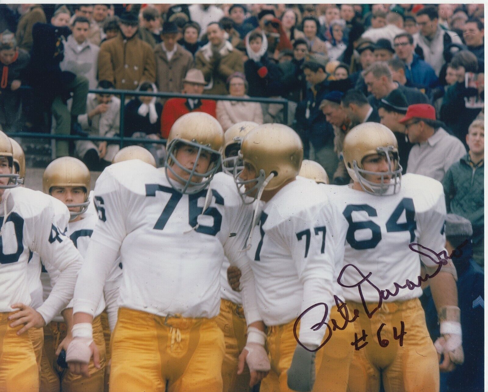 Pete Duranko #3 8x10 Signed Photo Poster painting w/ COA Notre Dame Fighting Irish -