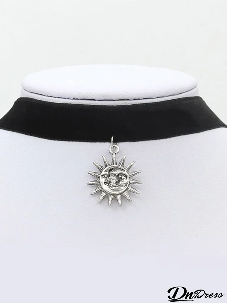 Sun Charm Choker