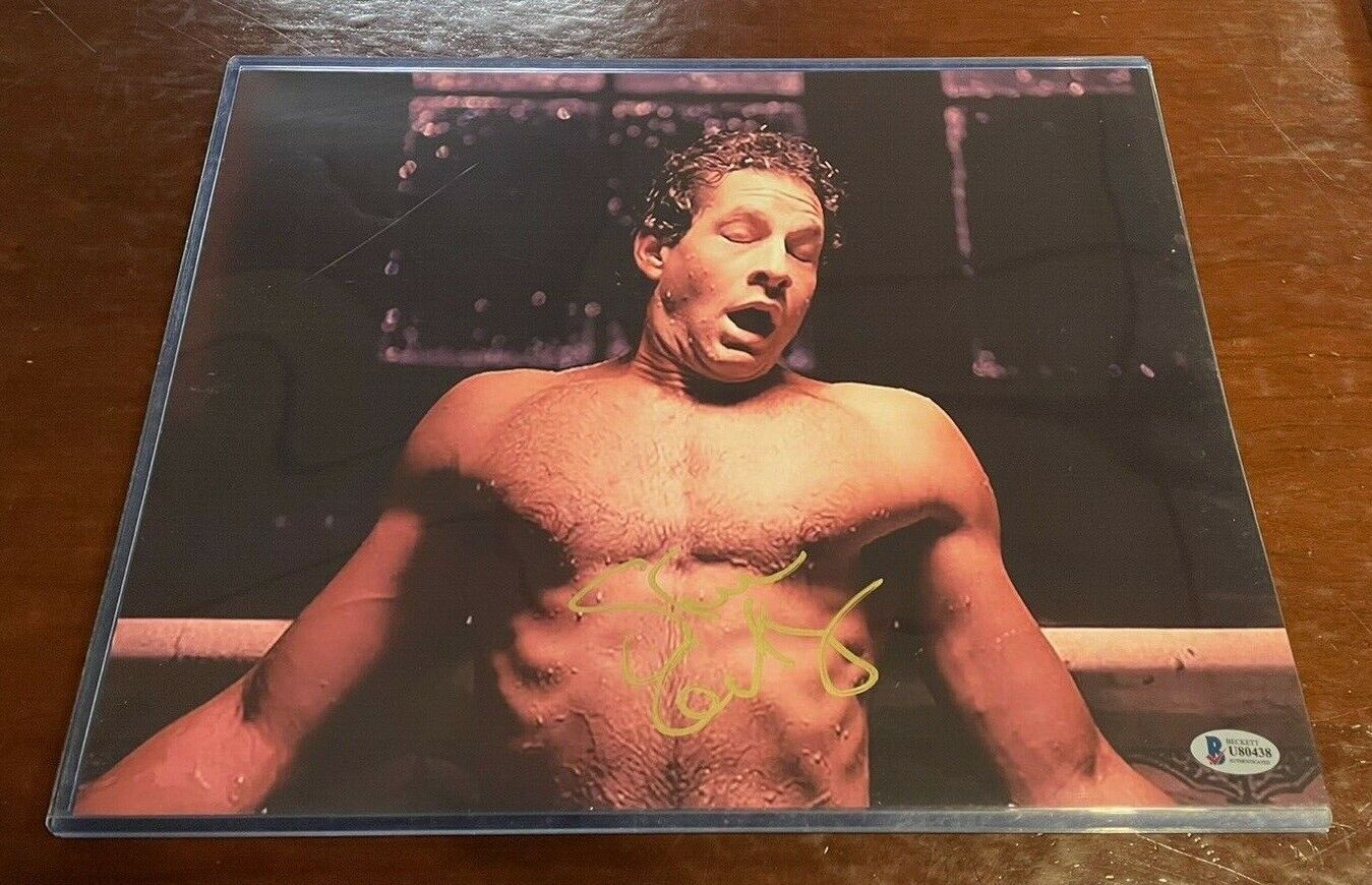 Steve Guttenberg as Jack Bonner in Cocoon signed 11x14 Photo Poster painting BAS Beckett COA