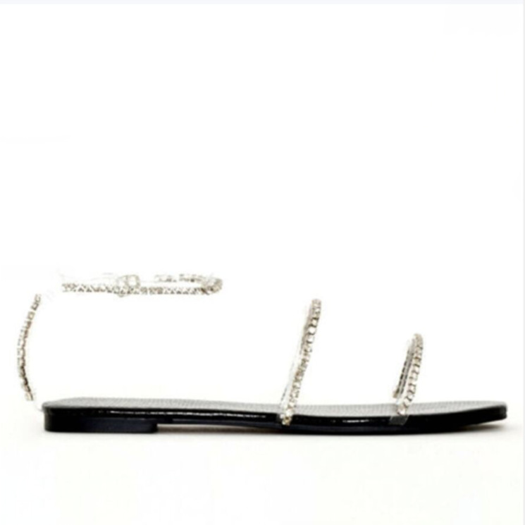 Mature Women Sandals Flat Beach Shoes