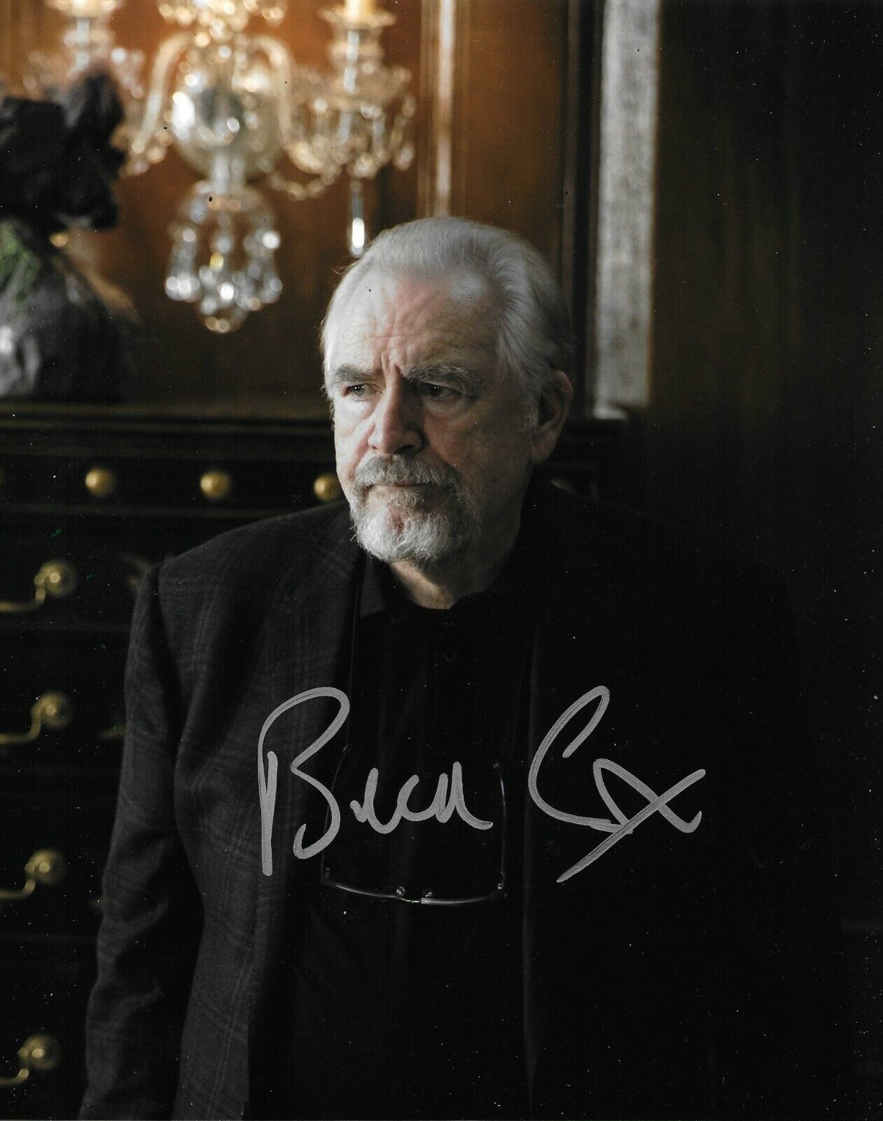 Brian Cox Signed Succession 10x8 Photo Poster painting AFTAL