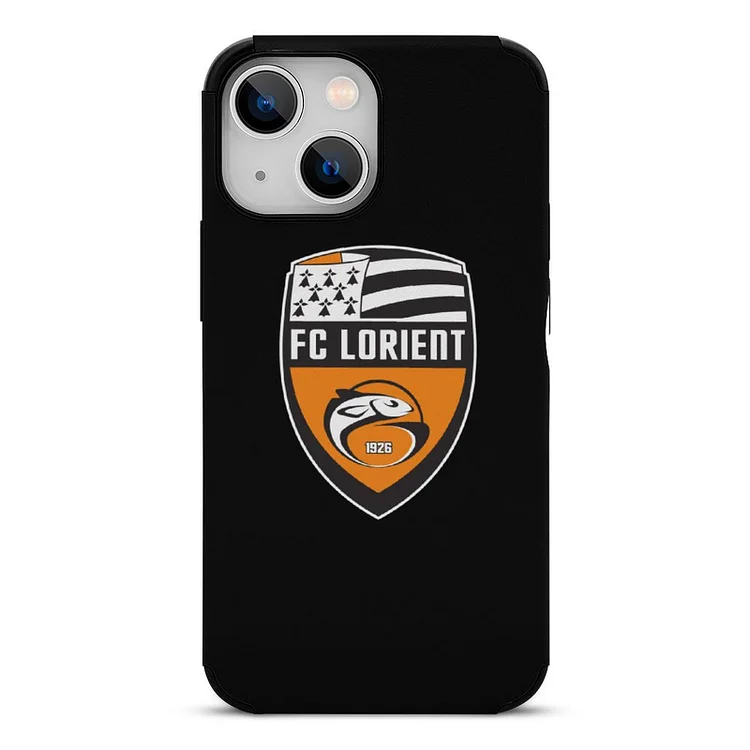 FC Lorient Caen Cadre TPU Souple Phone Case Pour IPhone 13