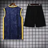 2025/2026 Inter Milan Pre-Match Training Dark Blue Vest+Shorts Football1:1 Thai Quality