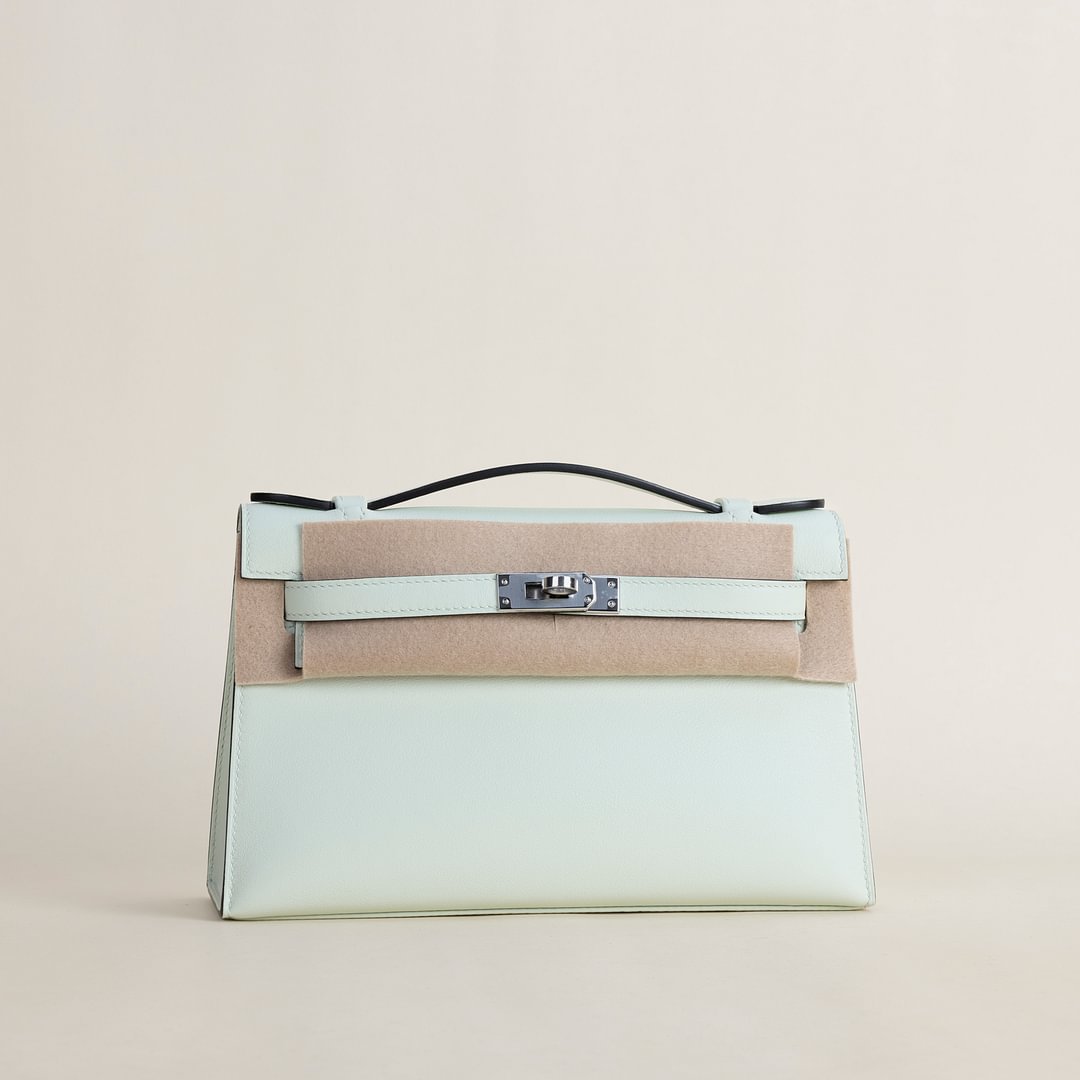 Kelly pochette Swift 0S Vert fizz&nbsp;PHW