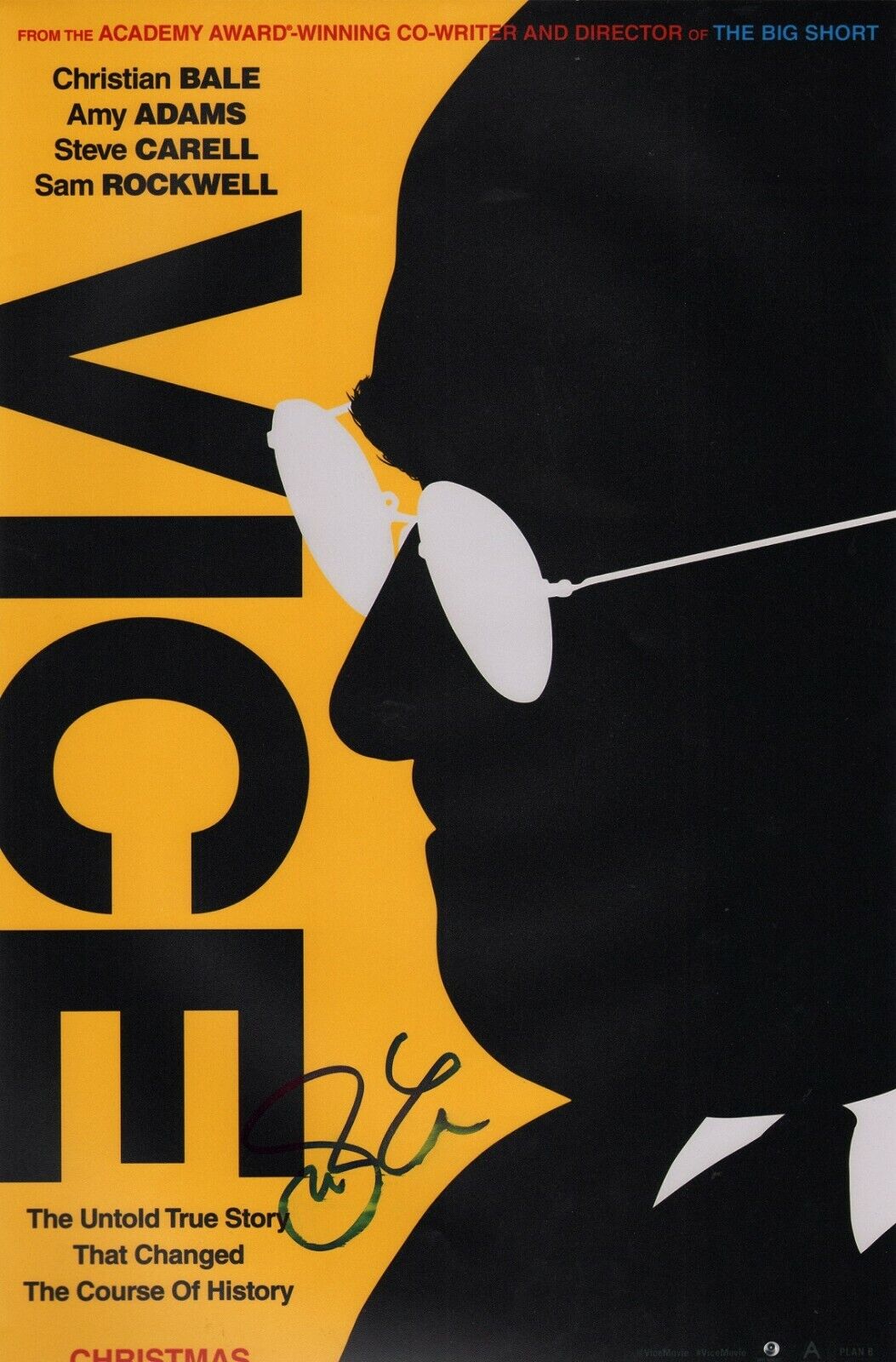 STEVE CARELL Authentic Hand-Signed VICE ~ Donald Rumsfeld