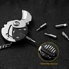 Screwdriver Set Mini Multifunction Folding Tool Portable EDC Repair Tool with Key Ring Small Screwdr
