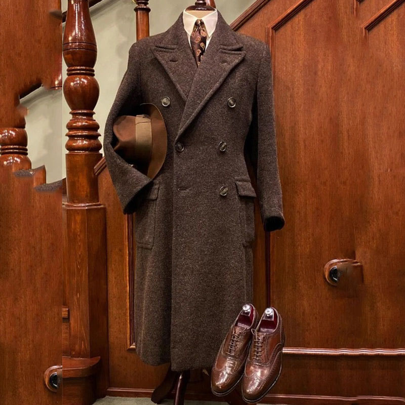 1920s Swedish Wool Tweed Overcoat