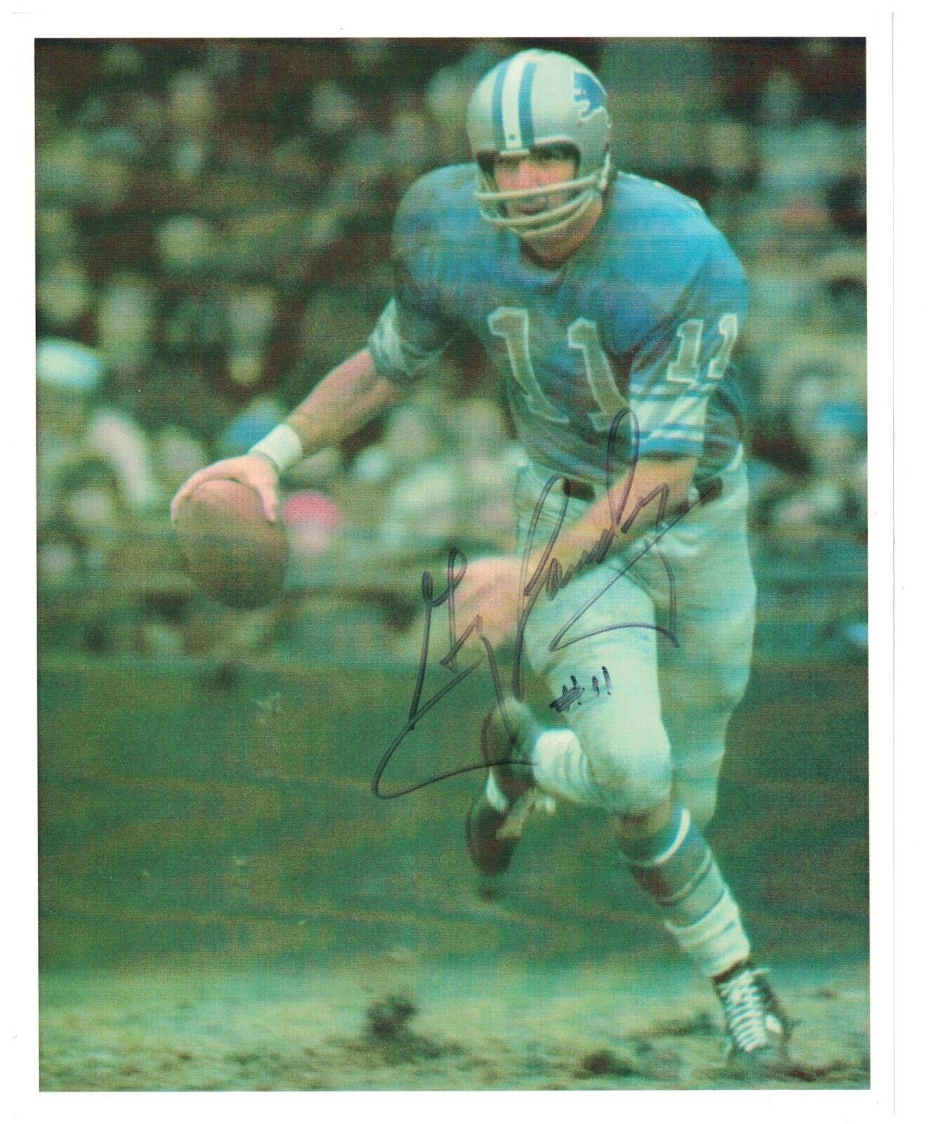 Greg Landry Signed Autographed 8 x 10 Photo Poster painting Detroit Lions