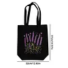Premium DIY Lavender Canvas Tote Bag Embroidery Kit with Hoop Frame 32x37cm