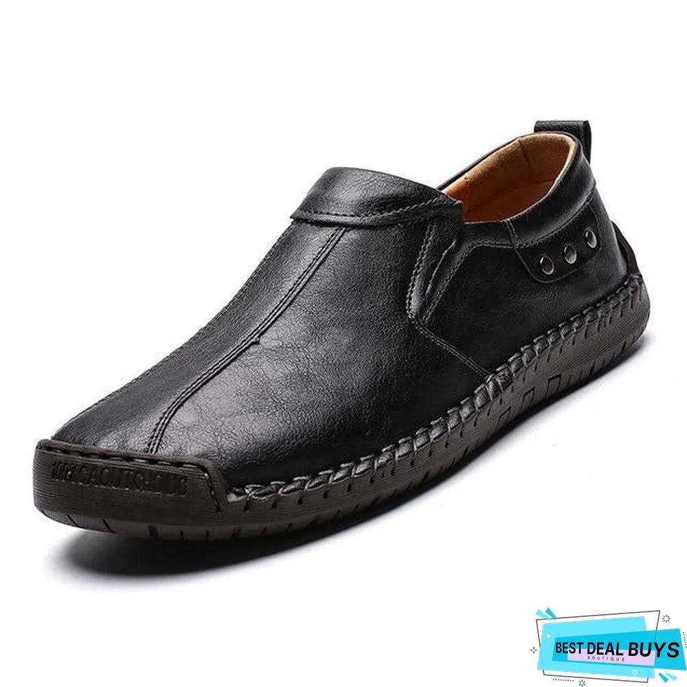 Men Shoes Quality Leather Shoes New Men Flats Hot Sale Moccasins Shoes