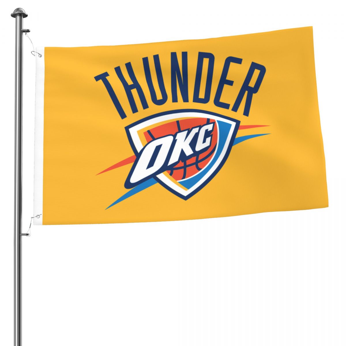 Oklahoma City Thunder Logo 2x3 FT UV Resistant Flag
