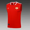 2025/2026 Manchester United Pre-Match Training Red Vest+Shorts Football1:1 Thai Quality