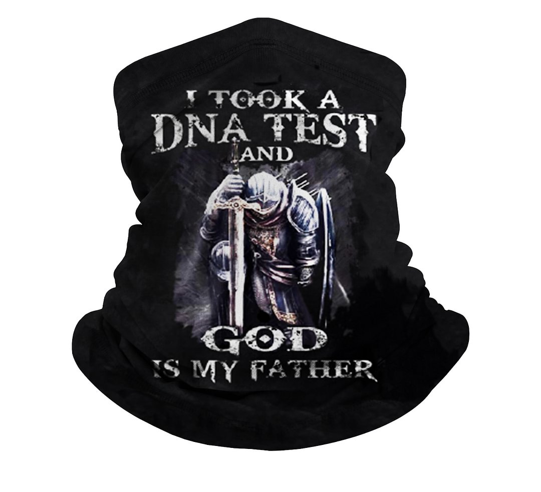 I Took A DNA Test And God Is My Father Printed Face Mask Scarf Mask-Compassnice®