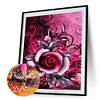 Rose - Rund Diamant Malerei 30*40CM