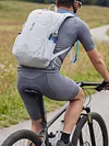 18L Lightweight Mountaineering Backpack with Reflective Strips & Chest Storage Bag Foldable Running Storage Knapsack Breathable Splash-Proof Hiking Nylon Pouch Hiking Work Travel Camping Backpacks