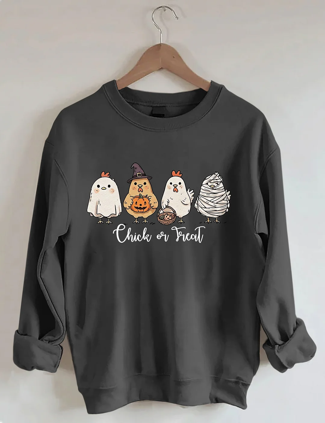 Chick Or Treat Sweatshirt