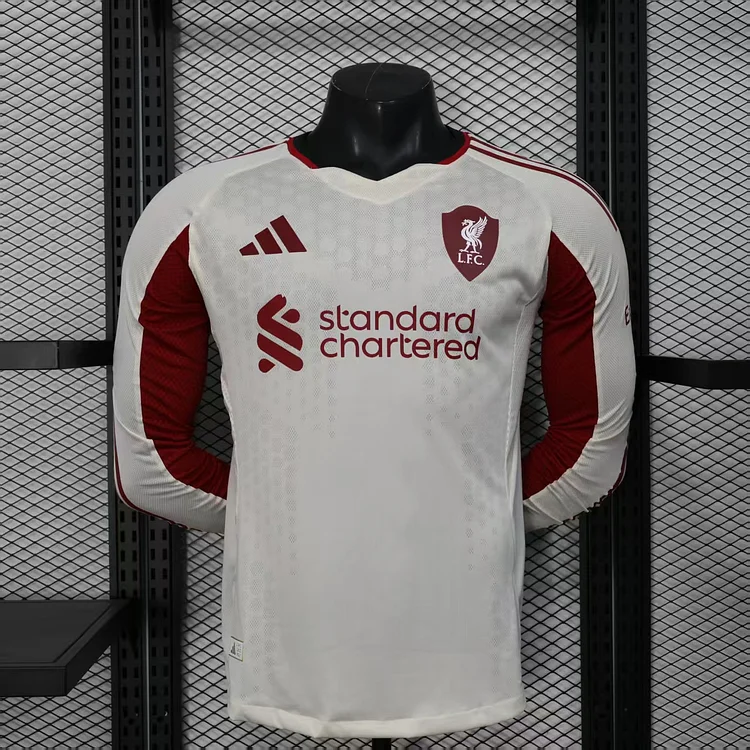 Player Edition - Liverpool 25/26 Away Long Sleeve Football Jersey