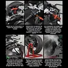 XLG Kawasaki H2R Dynamic Motorcycle Alloy Model 1:6 Large Simulation Motorcycle Ignition Start Model