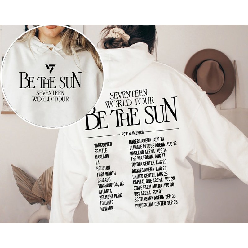 SEVENTEEN 2022 World Tour Be The Sun Hoodie officialsvtshop