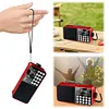 FM Radio LED Digital Display Support TF Card MP3 Player USB Drive Portable Radio