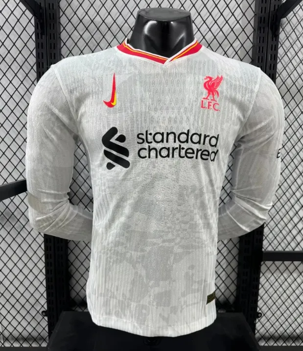 2425 Liverpool 2nd Away Long Sleeve Jersey Player Edition