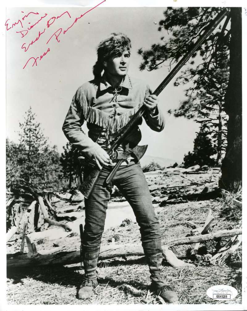 Fess Parker JSA Coa Hand Signed 8x10 Davy Crockett Photo Poster painting Autograph