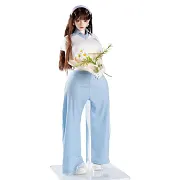 3.0 Anna: Anime Figurine with Graceful Elegance Hotgirl in Uniform