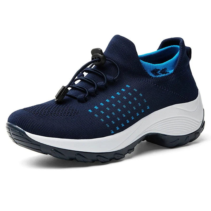 Women Casual Shoes Walking Summer Sneakers Women Mesh Lace Up Flat Shoes Sneakers Women Vulcanized Shoes Woman Tenis Feminino