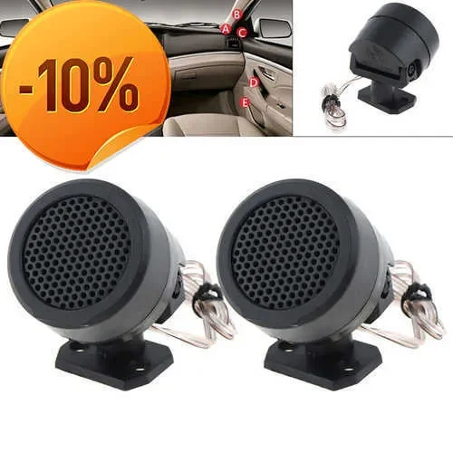 New 2pcs/set Stereo 2x500 Watts Audio Super Power Loud Dome Tweeter Speakers for 500W Car Accessories