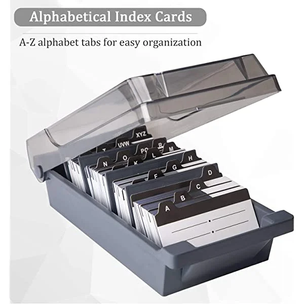  MaxGear Index Card Dividers 4 x 6 inches Alphabetical